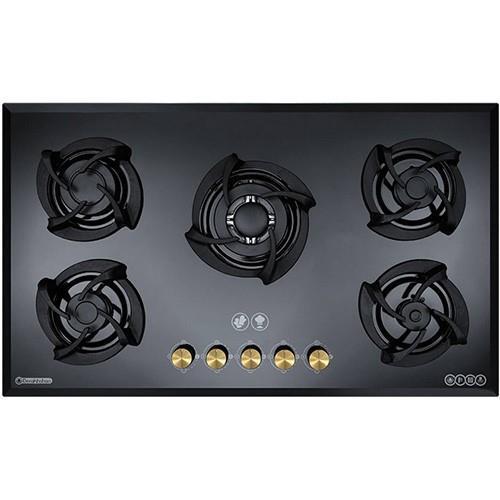  هود و گاز صفحه ای درخشان مدل کلون طلایی G 609