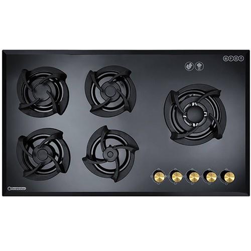  هود و گاز صفحه ای درخشان مدل آپریل توربو مشکی G 610