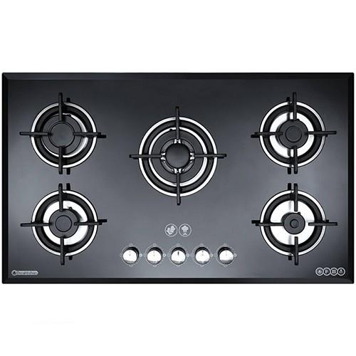  هود و گاز صفحه ای درخشان مدل پارالل مشکی G 607