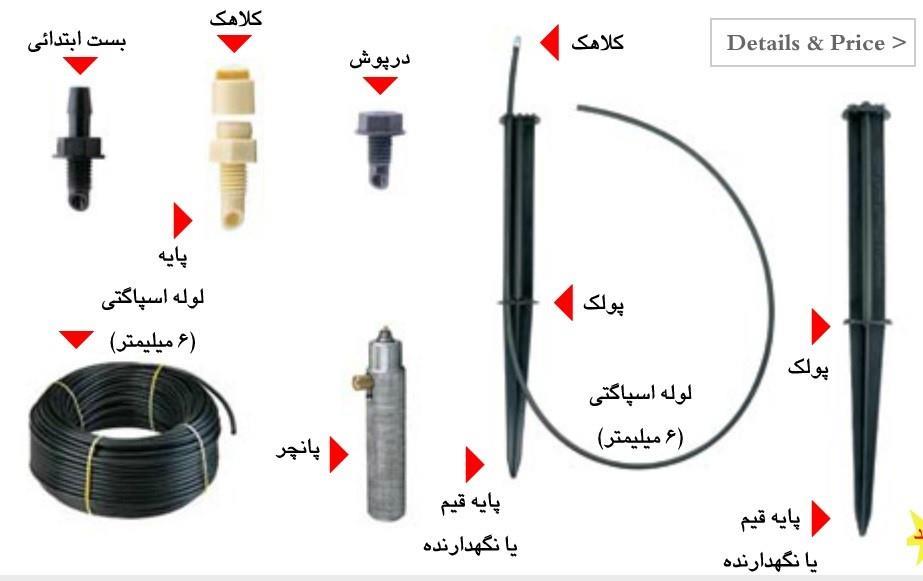  پایه قیم کامل دریپ