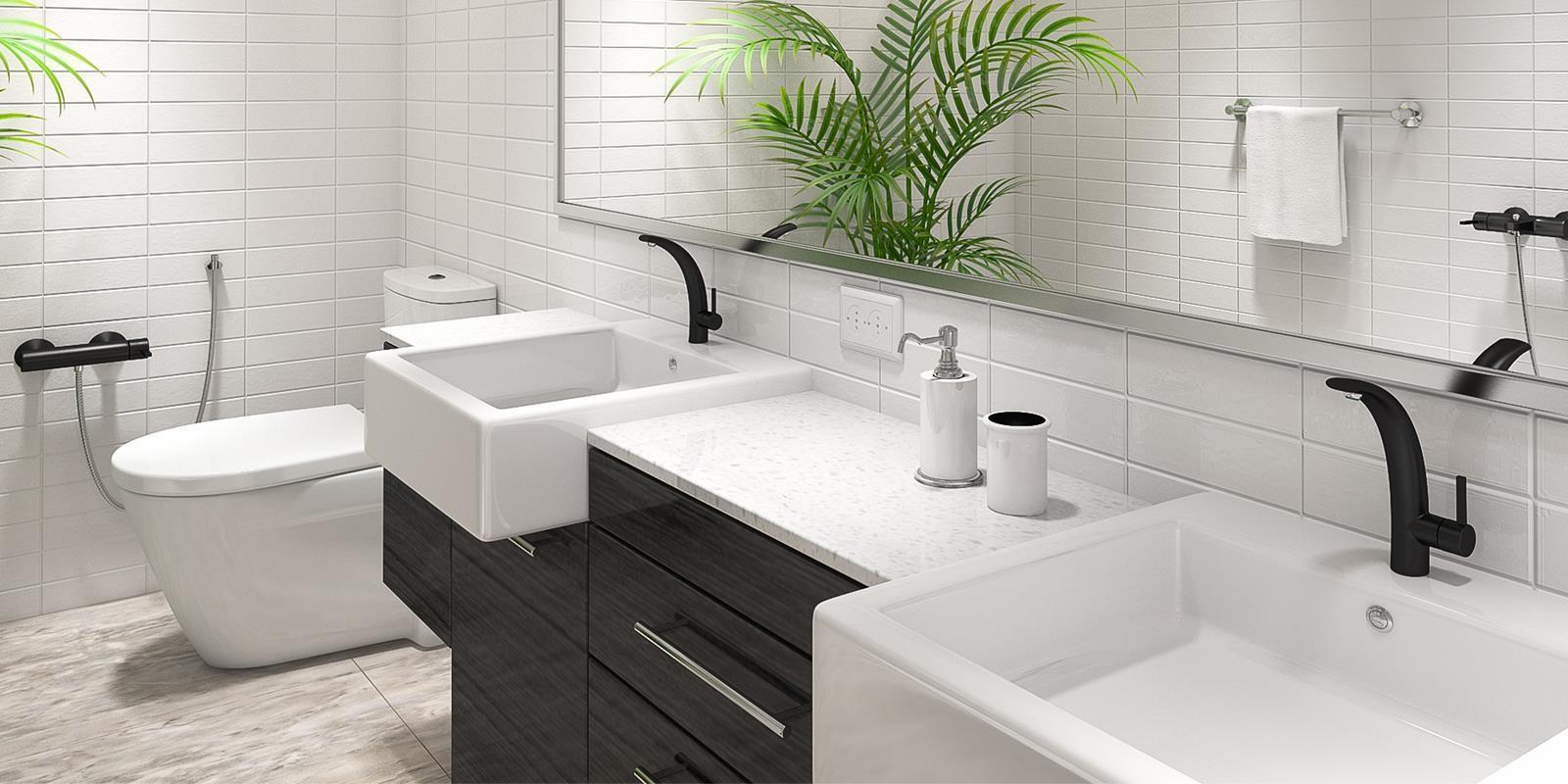  شیر روشویی KWC مدل زئوس مشکی