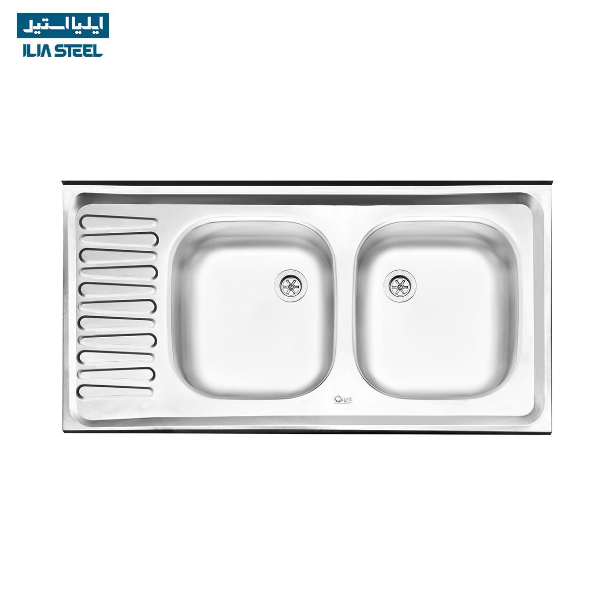  سینک ایلیا استیل معمولی مدل 221