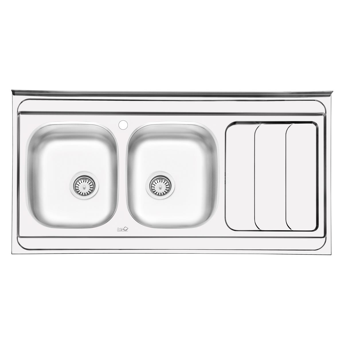  سینک ایلیا استیل نیمه فانتزی روکار مدل 3024