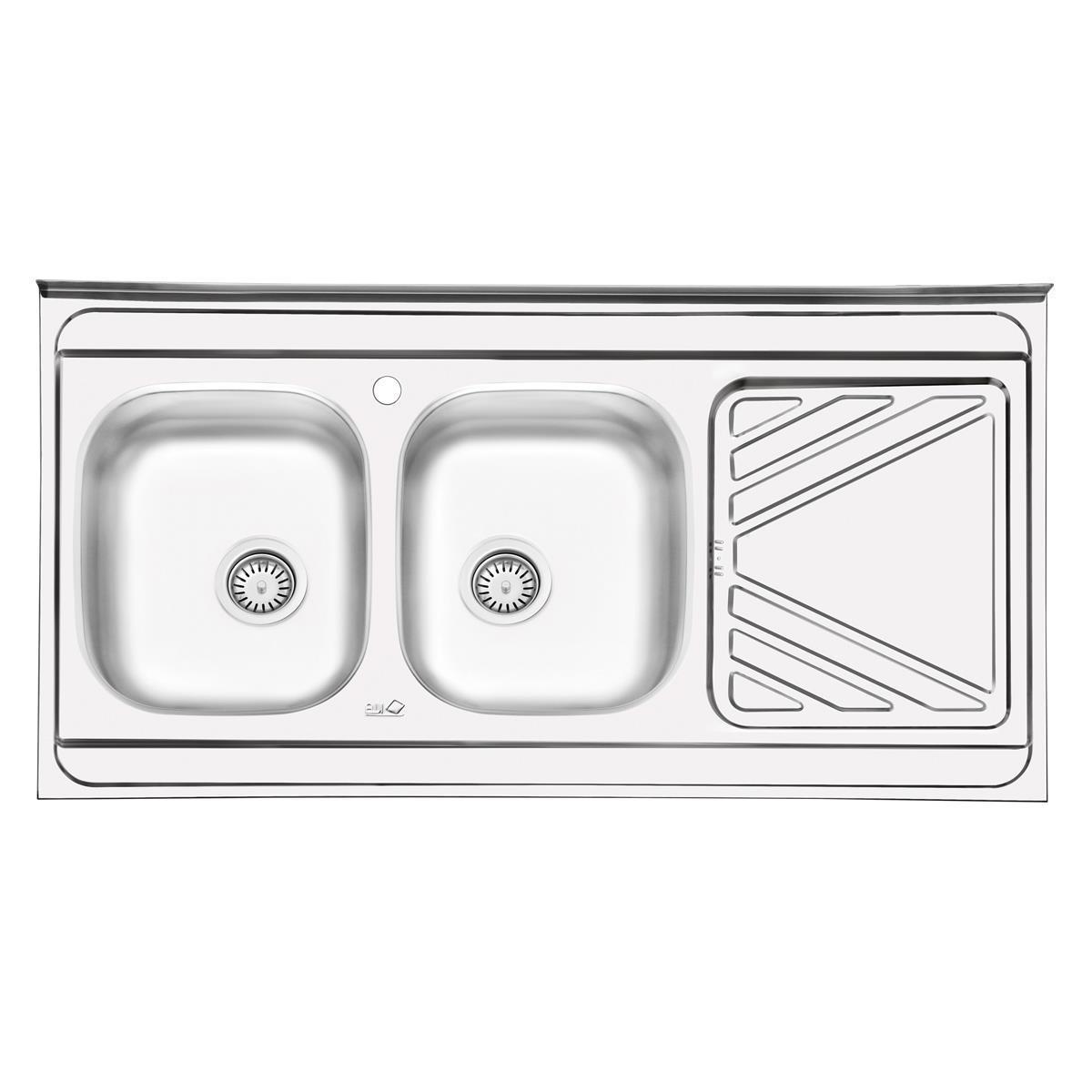  سینک ایلیا استیل نیمه فانتزی روکار مدل 3028
