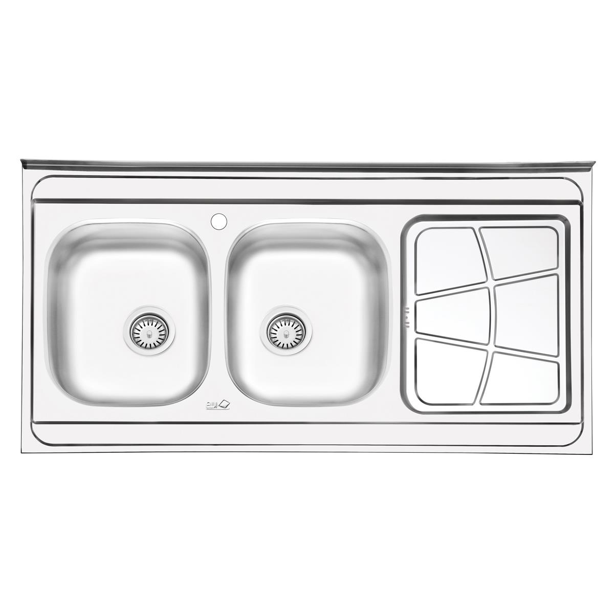  سینک ایلیا استیل نیمه فانتزی روکار مدل 3030
