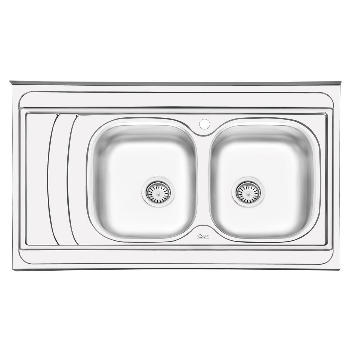  سینک ایلیا استیل نیمه فانتزی روکار مدل 3054