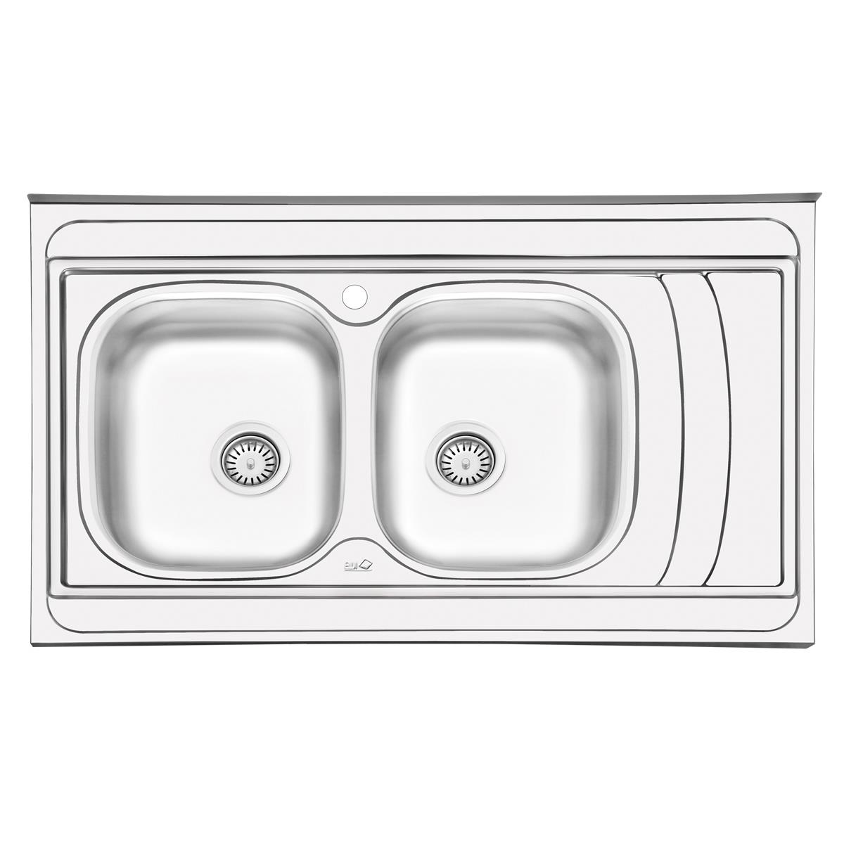  سینک ایلیا استیل نیمه فانتزی روکار مدل 3054