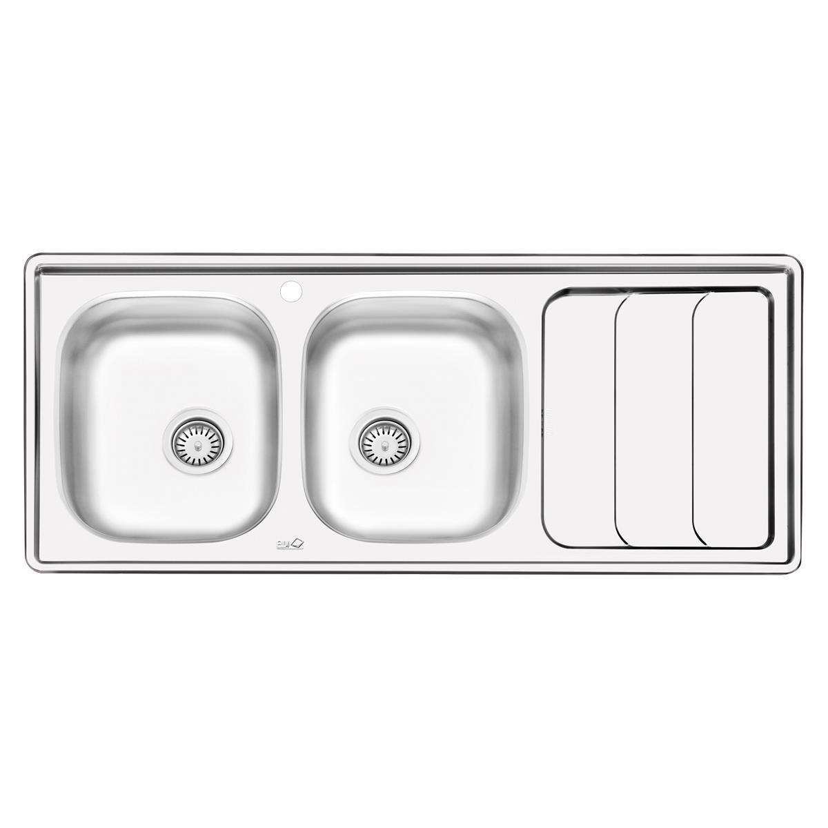  سینک ایلیا استیل نیمه فانتزی توکار مدل 4024