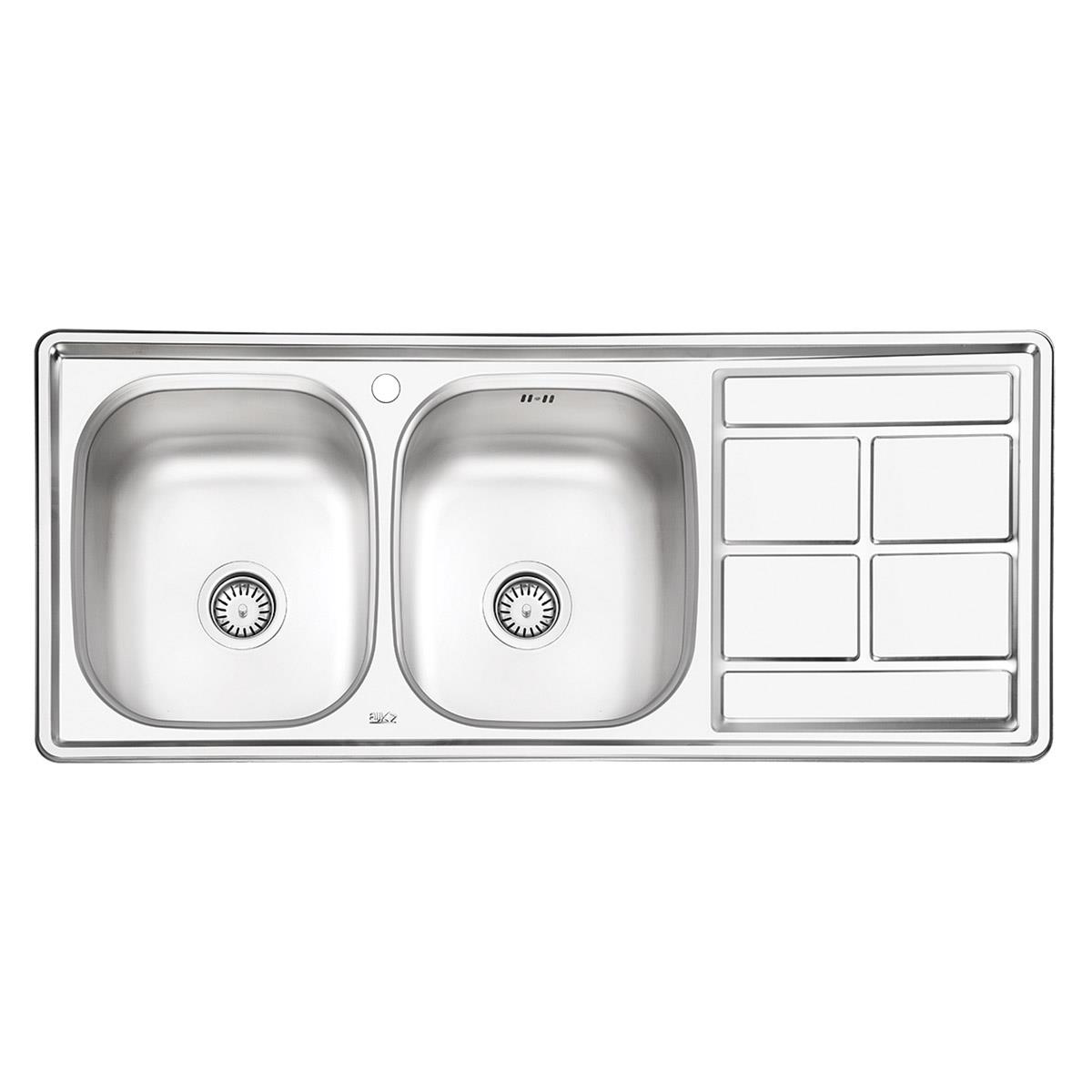  سینک ایلیا استیل نیمه فانتزی توکار مدل 4035