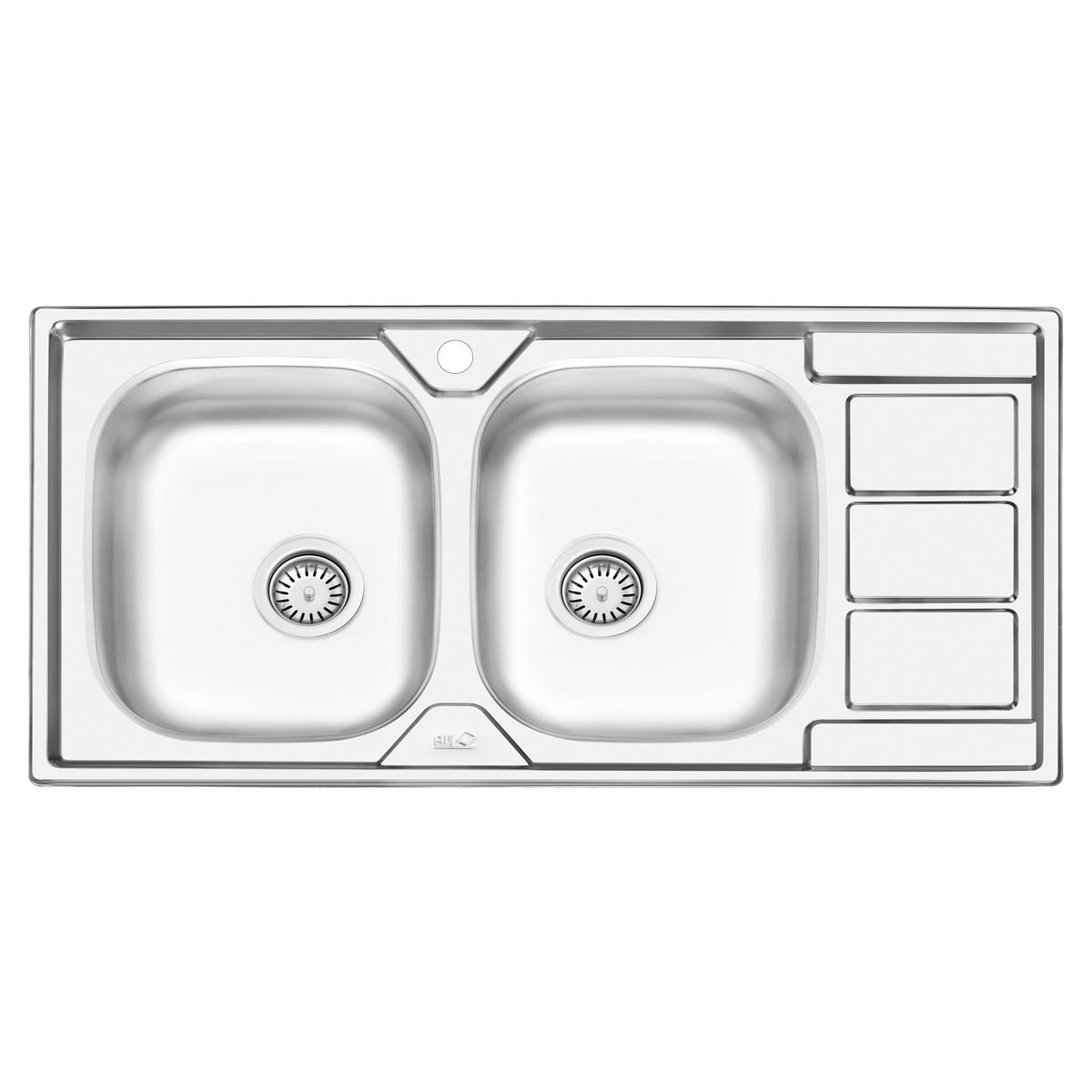  سینک ایلیا استیل نیمه فانتزی توکار مدل 4051