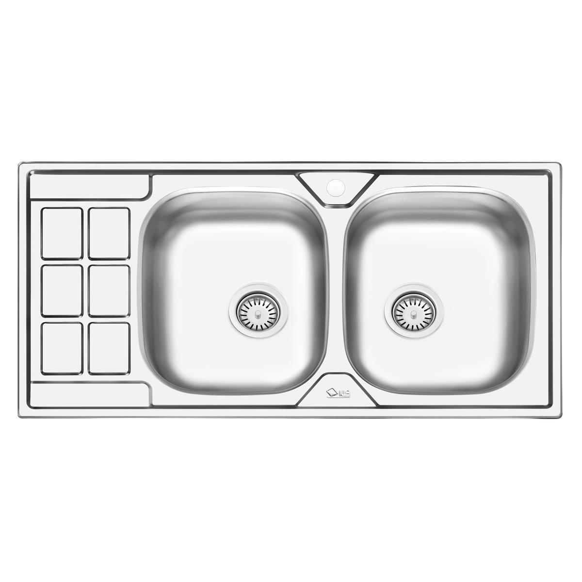  سینک ایلیا استیل نیمه فانتزی توکار مدل 4053