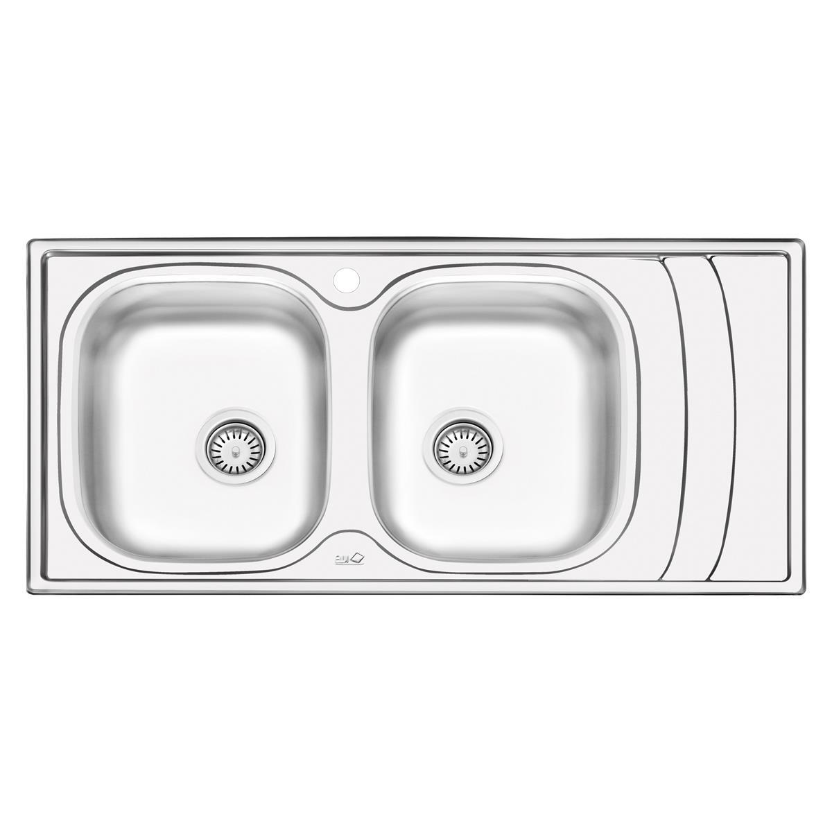  سینک ایلیا استیل نیمه فانتزی توکار مدل 4054