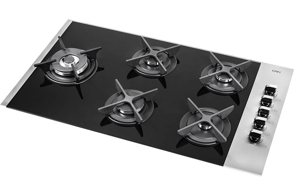  اجاق گاز کن استیل شیشه ای 522M