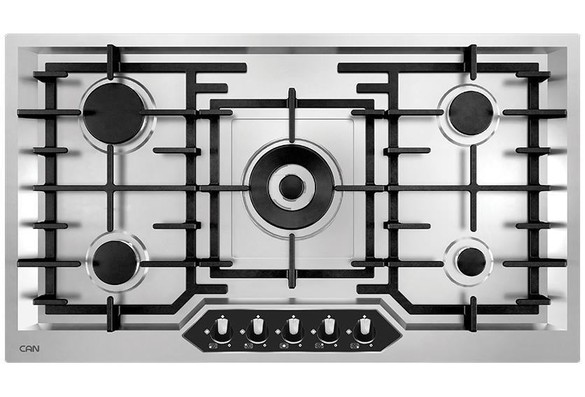  اجاق گاز کن استیل شیشه ای 530M