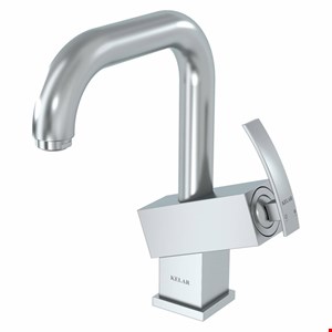 شیر روشویی علم دار کروم مات کلار مدل سوپر فلت