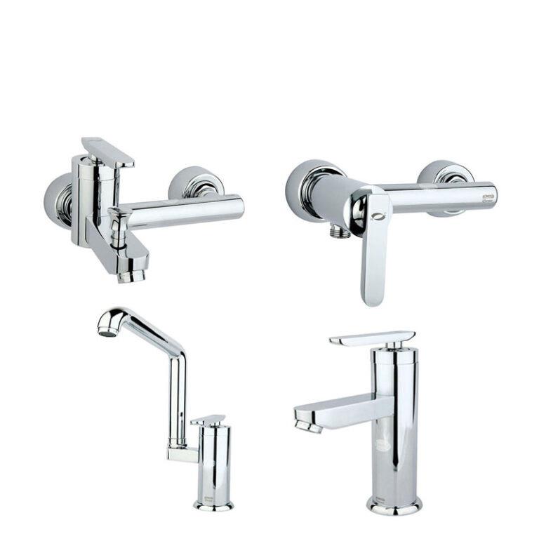  ست شیرآلات راسان مدل فلورا