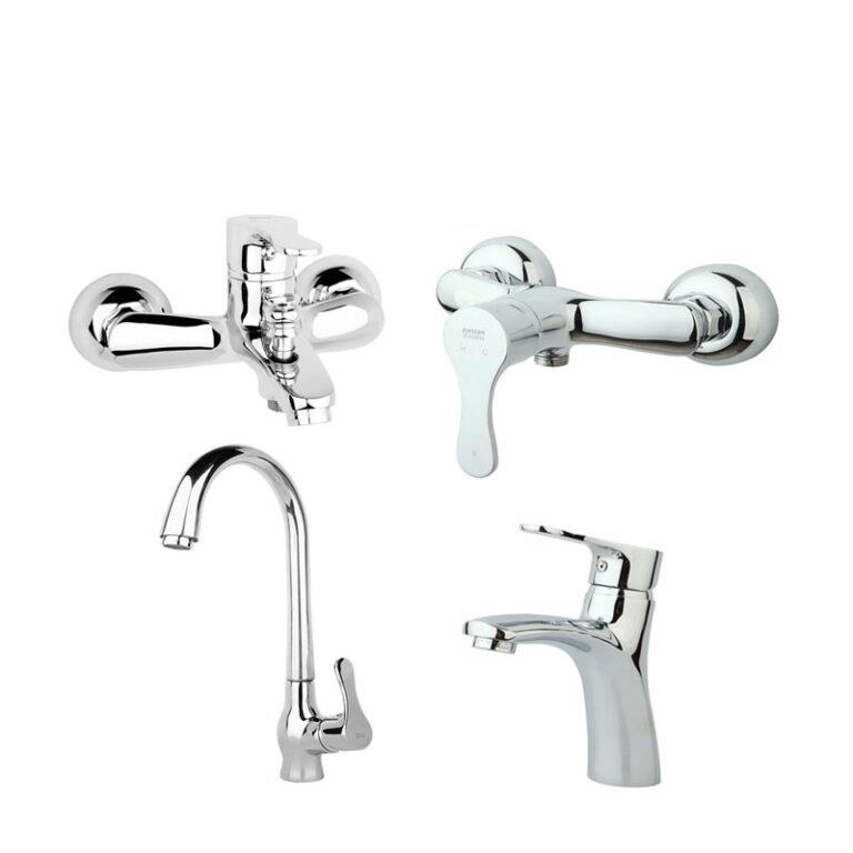  ست شیرآلات راسان مدل صدف