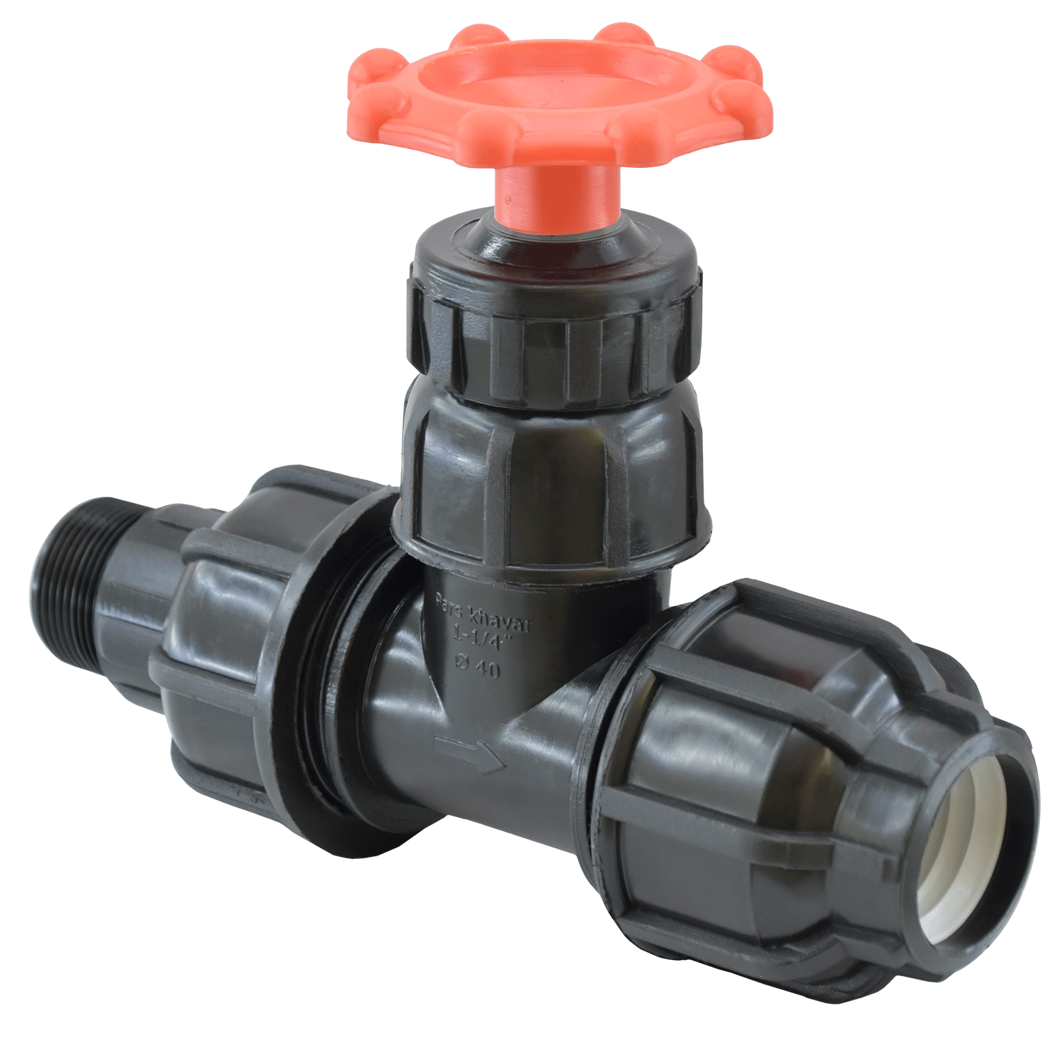 شیر گیت ولو یکسر رابط یکسر دنده بیرون مهره ماسوره دار پارس خاور