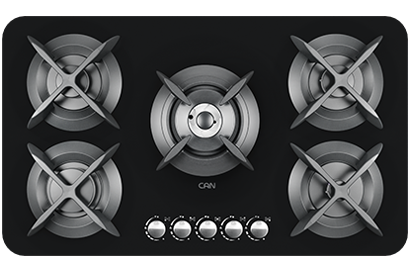  اجاق گاز کن شیشه ای مدل اپل Apple