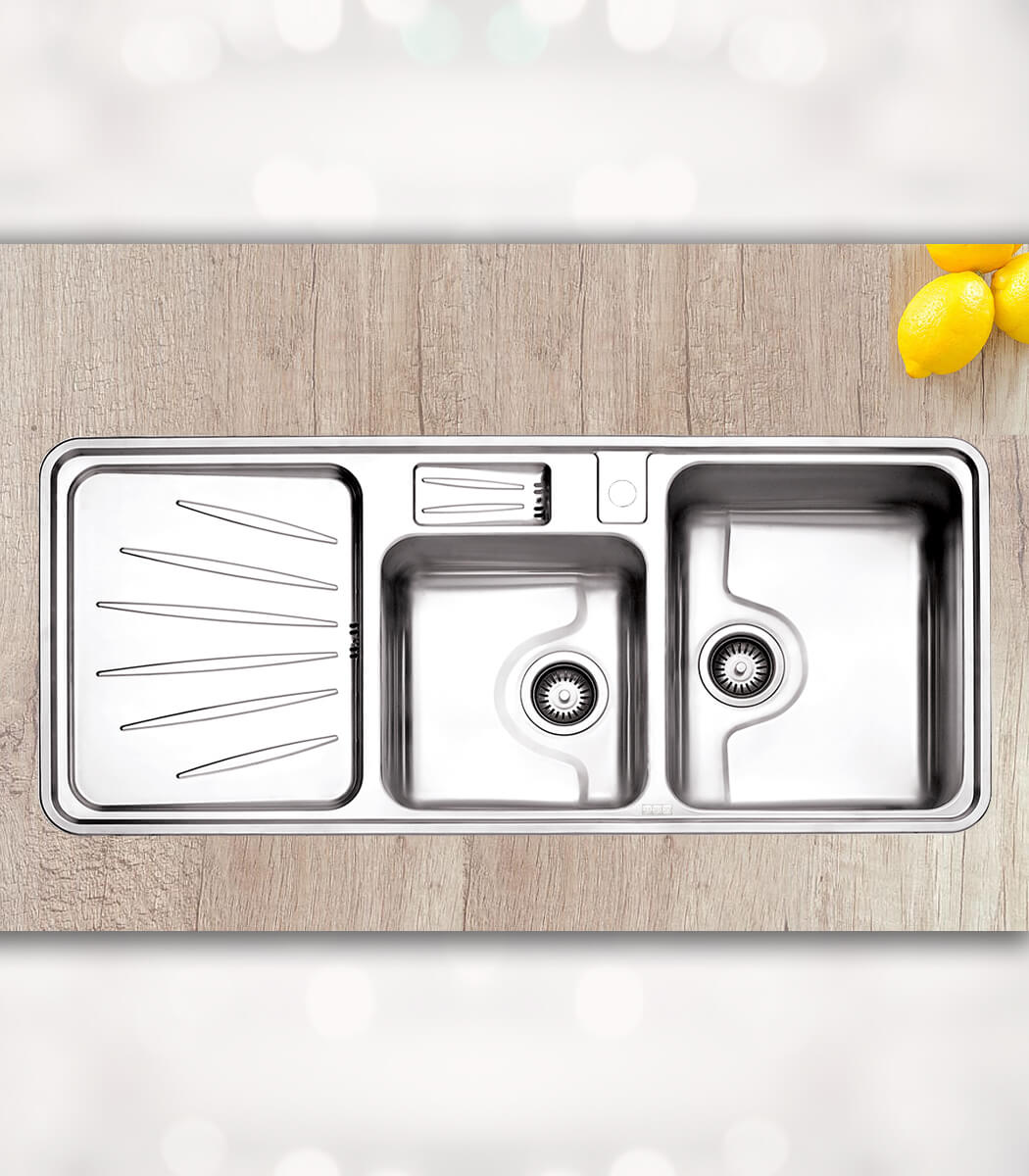 سینک استیل البرز مدل 814 توکار