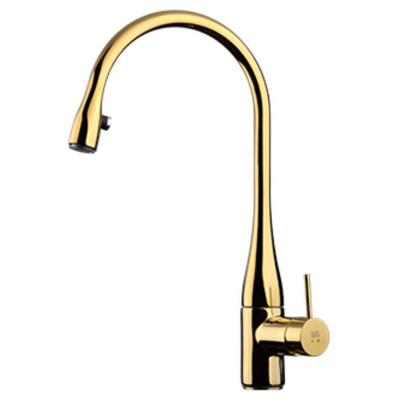 شیر ظرفشویی شاوری KWC مدل ایو EVE طلایی