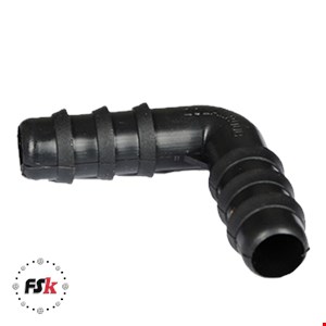 زانویی لوله آبیاری مدل ZR-16 بسته 100 عددی