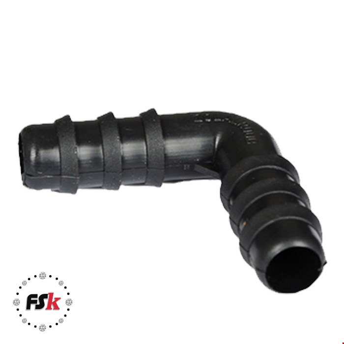 زانویی لوله آبیاری مدل ZR-16 بسته 100 عددی