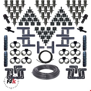 لوازم آبیاری قطره ای مدل X-100 مجموعه 100 عددی