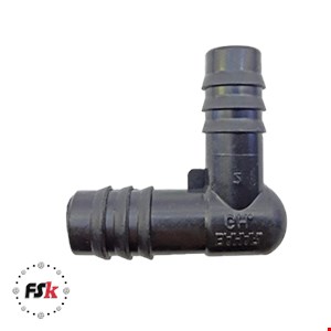 زانویی لوله آبیاری قطره ای مدل Z-10 بسته 10 عددی
