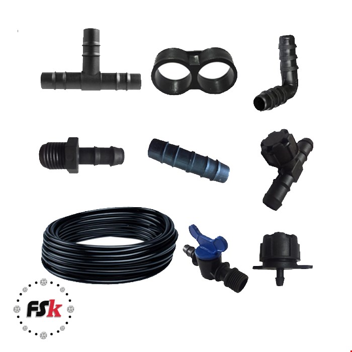 مجموعه 150 عددی لوازم آبیاری قطره ای مدل MH 20