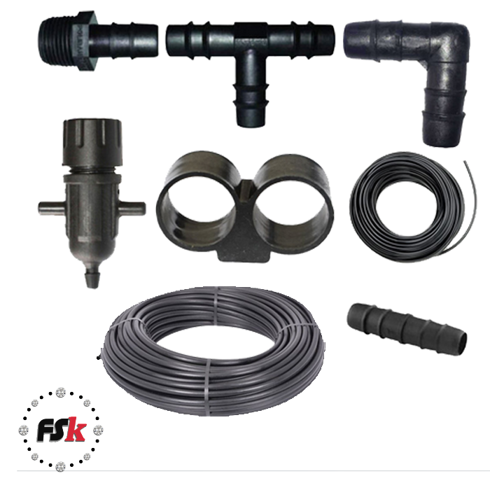 مجموعه 175 عددی لوازم آبیاری قطره ای مدل RR-8