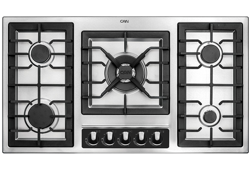 اجاق گاز کن استیل شیشه ای 518M