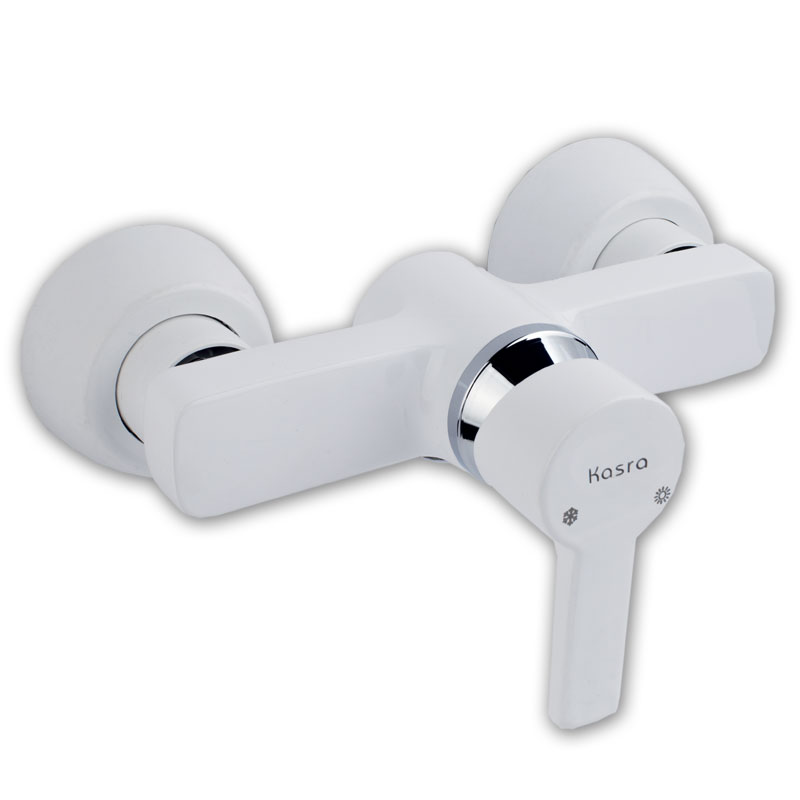 شیر توالت اهرمی امگا سفید