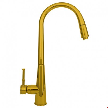 شیر ظرفشویی بیمکث شاوری کد F 001 طلایی مات