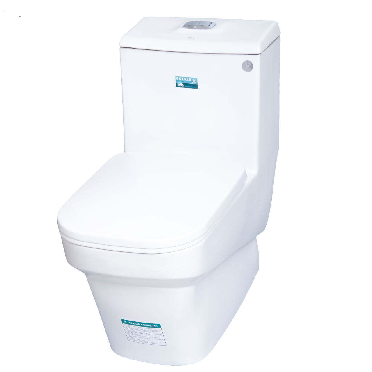 توالت فرنگی گلسار فارس مدل یونیک درجه 2