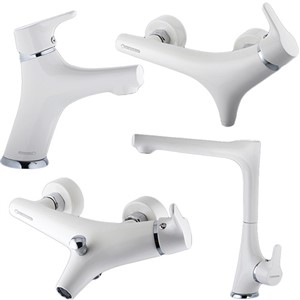 ست شیرآلات درخشان مدل نیچر وایت