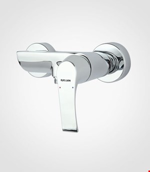 شیر توالت کروم راسان مدل لوتوس