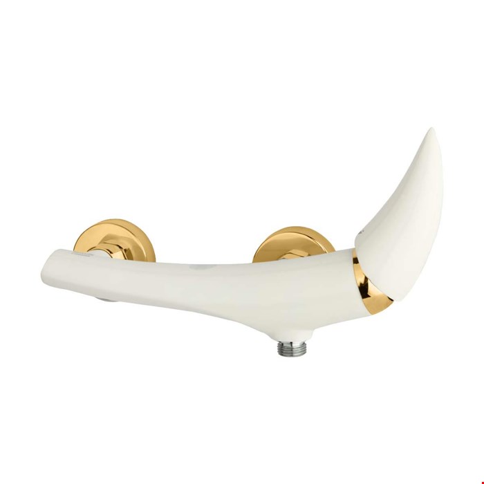 شیر توالت راسان مدل هیپو سفید طلایی