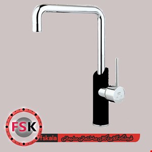 شیر ظرفشویی شاوری مشکی راسان مدل شیمر