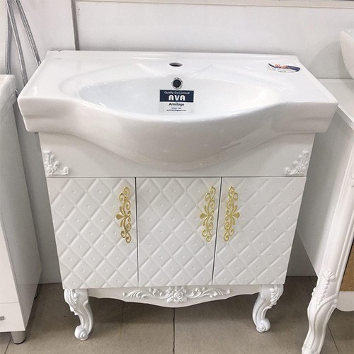 روشویی کابینتی کلاسیک با سنگ آوا آرمیتاژ 80