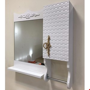 آینه و باکس کلاسیک طرح حصیری 60