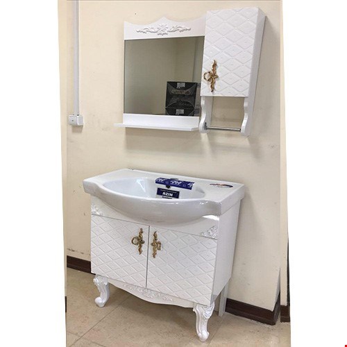 روشویی کابینتی فول ست کلاسیک با سنگ آرمیتاژ