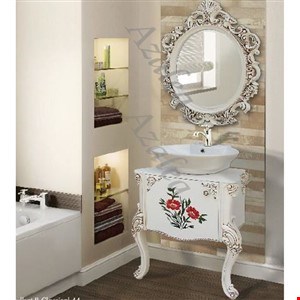 روشویی کابینتی فول ست آزالیا مدل R-CLASSICAL 44
