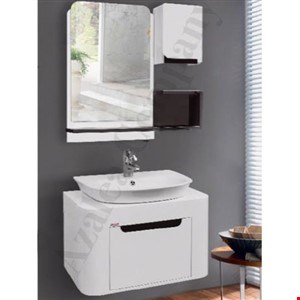 روشویی کابینتی فول ست آزالیا مدل S-LIONA CURVE 60