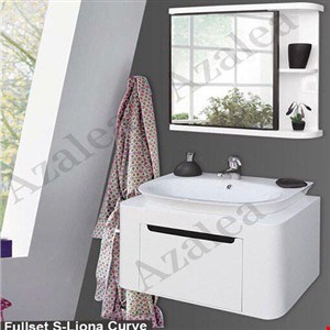 روشویی کابینتی فول ست آزالیا مدل S-LIONA CURVE
