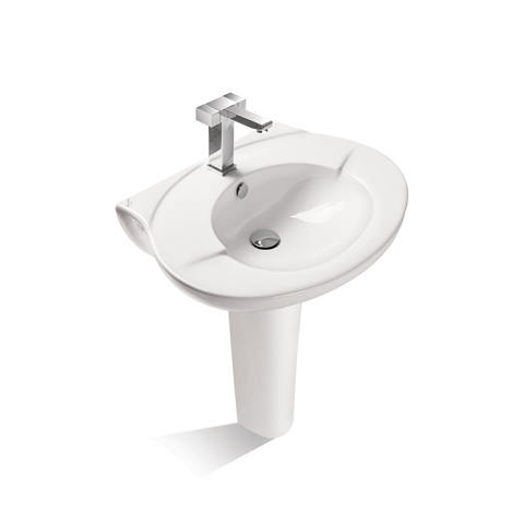 روشویی پایه دار مروارید مدل رویال درجه 2