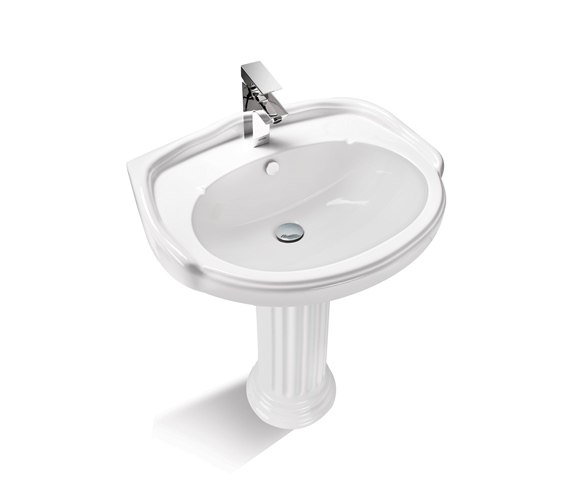 روشویی پایه دار مروارید مدل زرین درجه 2