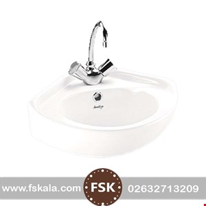 روشویی آرمیتاژ مدل گوشه بدون پایه 45