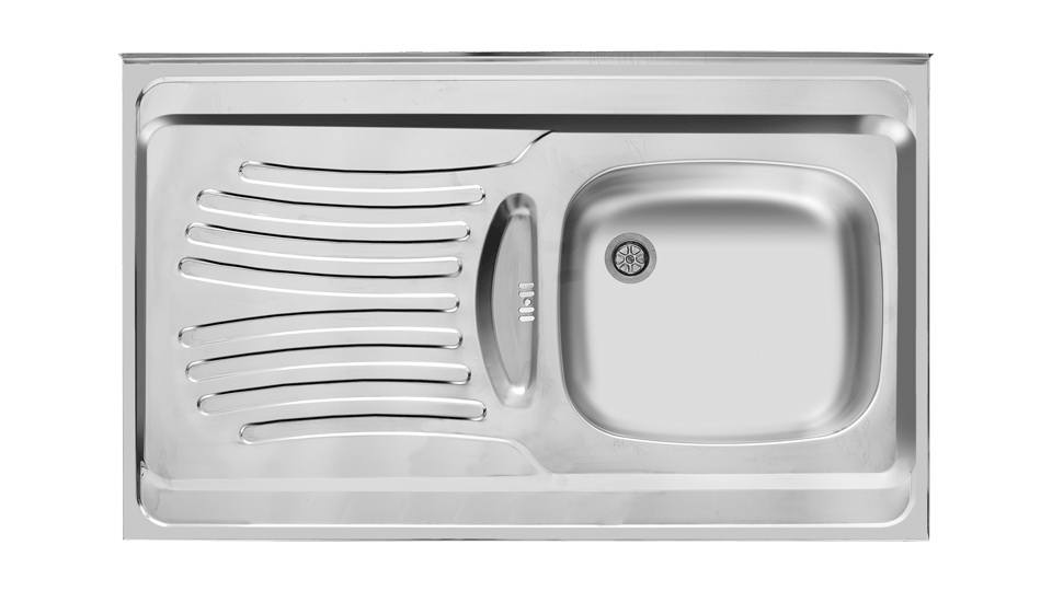 سینک روکار کد 125 لگن راست