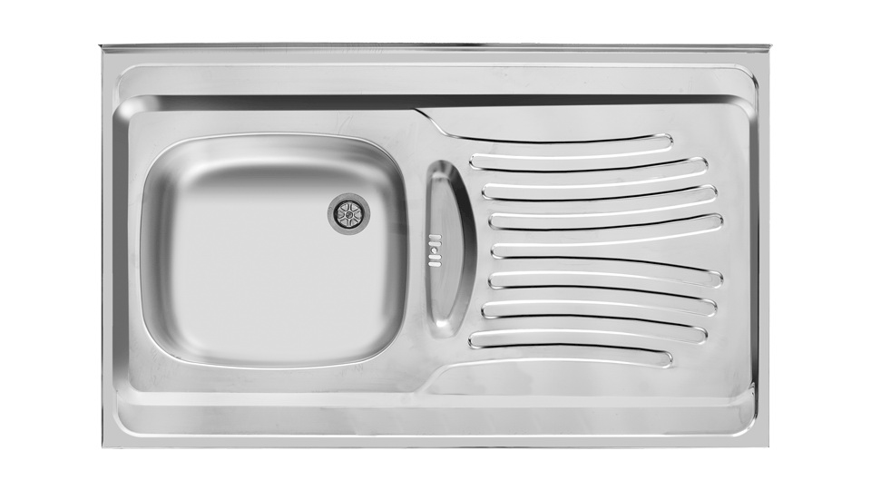 سینک روکار کد 125 لگن چپ